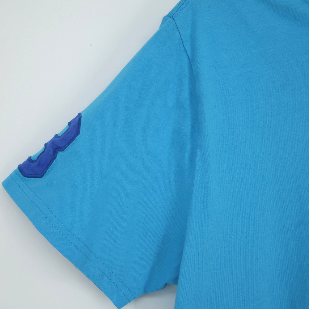 Polo Ralph Lauren T-shirt Boys XL 18 20 Blue Big Pony Cotton Knit 3 Preppy - Picture 9 of 11